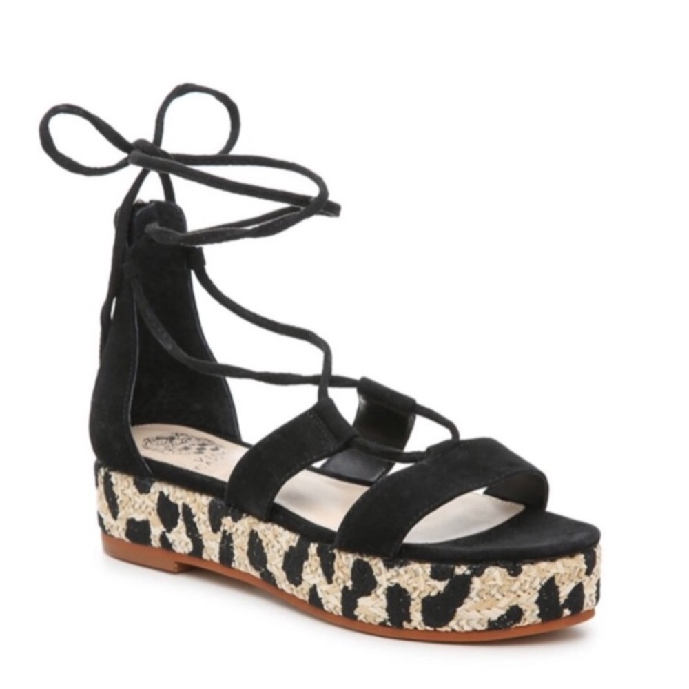 VINCE CAMUTO KELLIA ESPADRILLE PLATFORM SANDAL/7.5